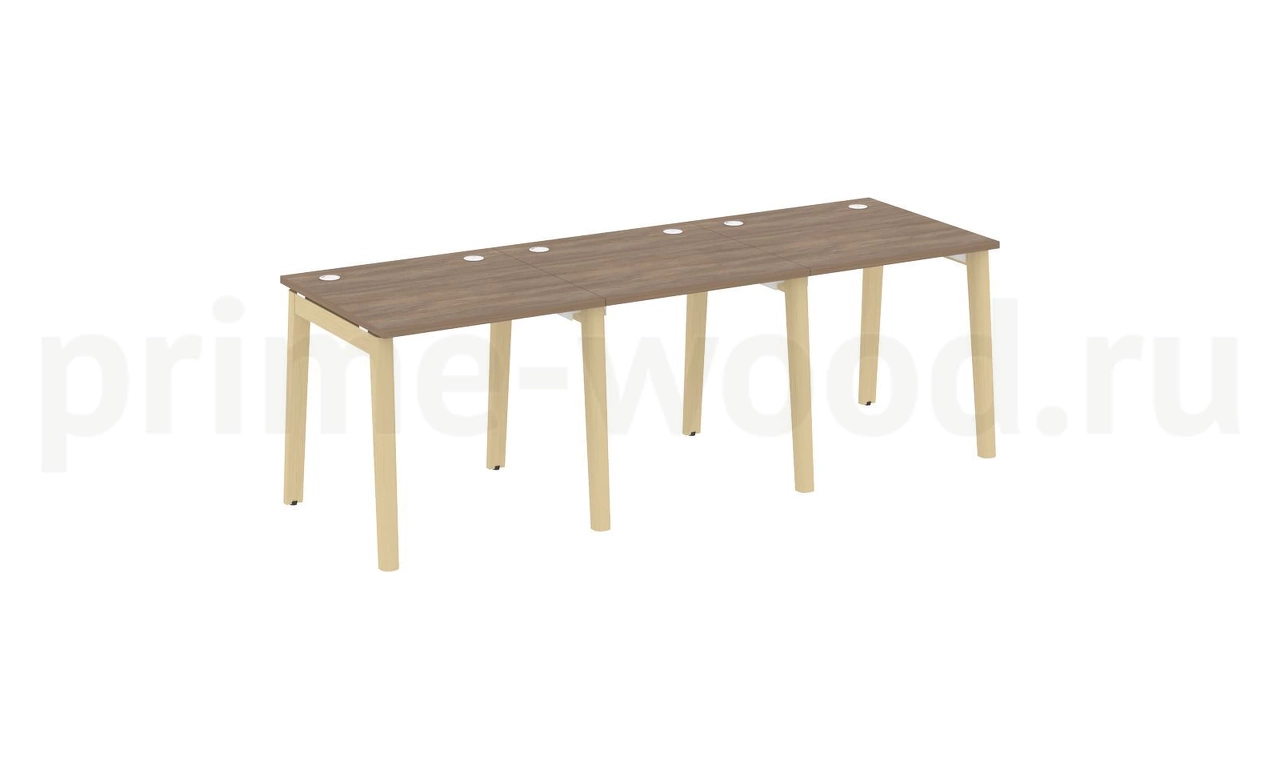 Рабочая станция, опоры - массив дерева ONIX WOOD 234x80x75 - фото 3